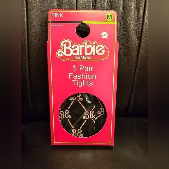 BARBIE THE MOVIE Fashion Tights - Size Large - Picture 1 of 5